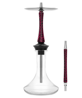 UNION Hookah Sleek Crackle Black/Pink gallery