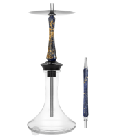 UNION Hookah Sleek Stabilized Wood Viole gallery