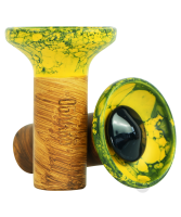 OBLAKO FLOW - Dark Blue on Marble Yellow gallery